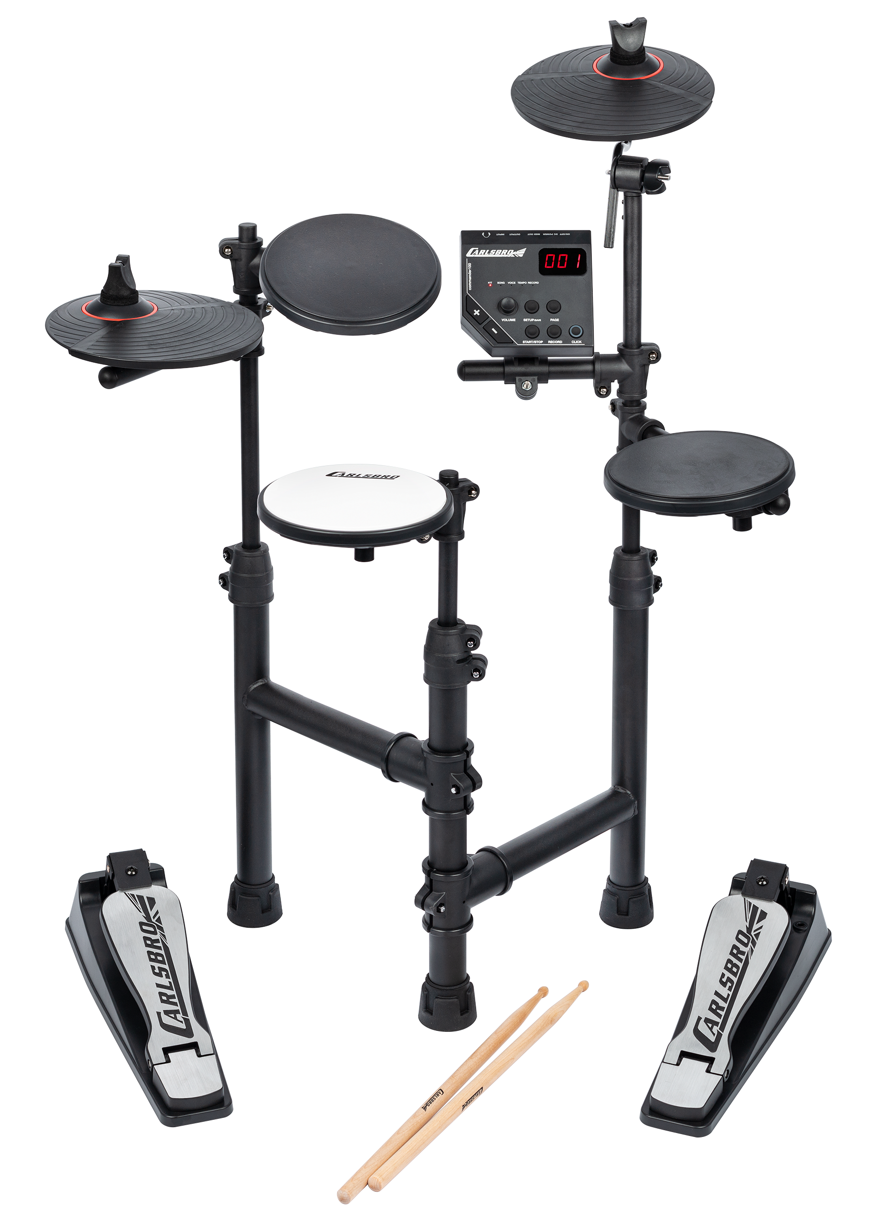 Carlsbro | CLUB100P | Budget 4 Piece Electronic Drum Kit Package Carlsbro | CLUB100P | Budget 4 Piece Electronic Drum Kit Package